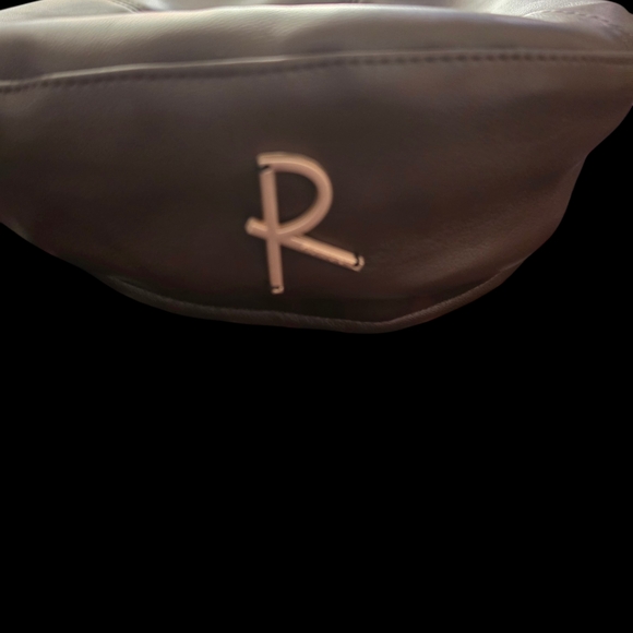 PU LEATHER LOGO BERET ADJUSTABLE UNISEX!! - Picture 2 of 8